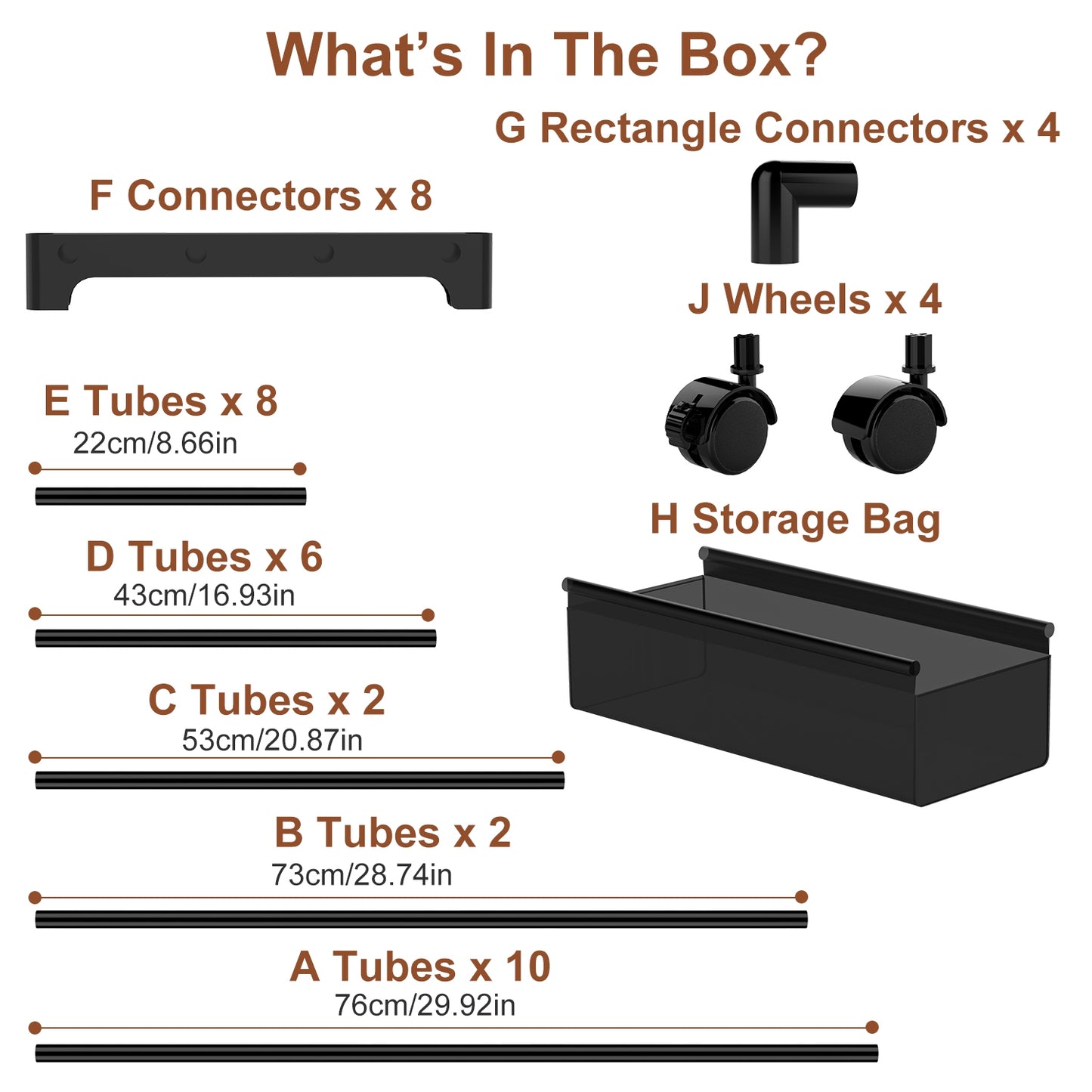 Double Rod Garment Rack with Shelves, Storage Bag & Lockable Wheels | Adjustable Portable Closet
