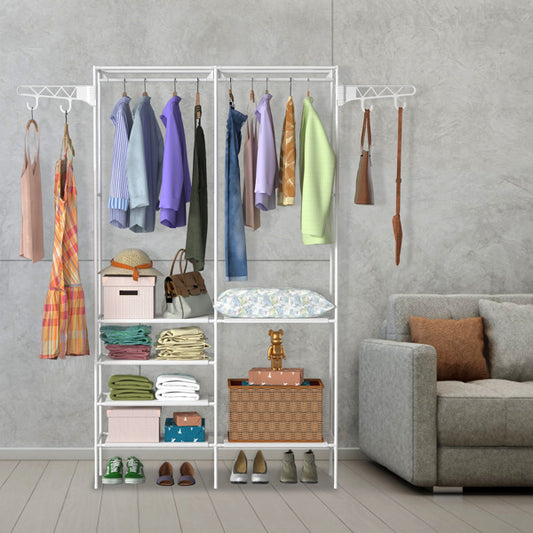 4-Tier Closet Organizer Shelf | Space-Saving Storage Rack