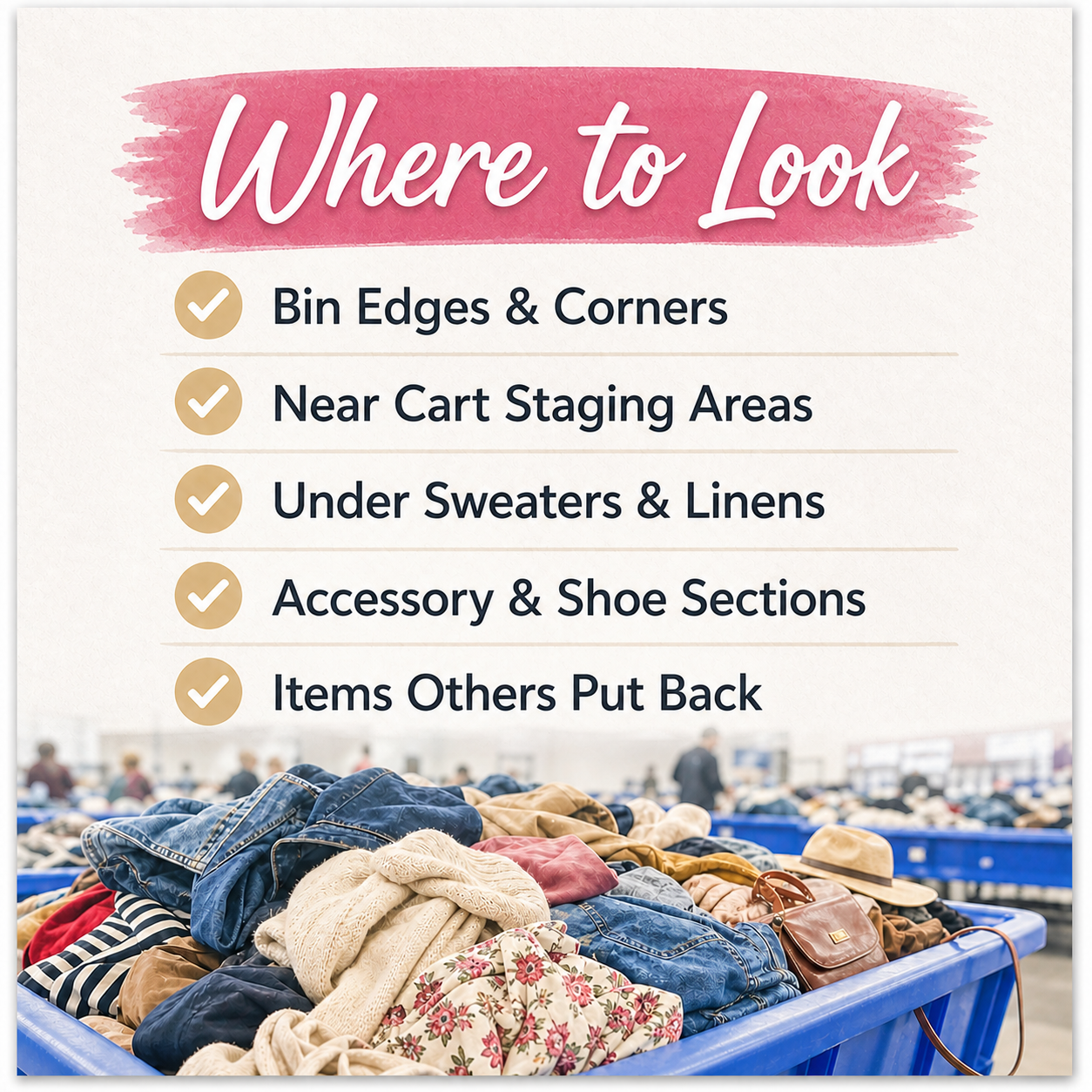 Bin There, Done That Part 2-How to Spot the Good Stuff Fast at the Goodwill Bins